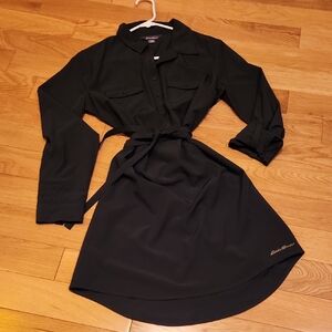 Eddie Bauer Navy Long Sleeve Dress